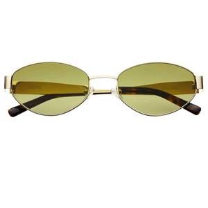 NEW FREYRS EYEWEAR women's soho oval sunglasses in green
